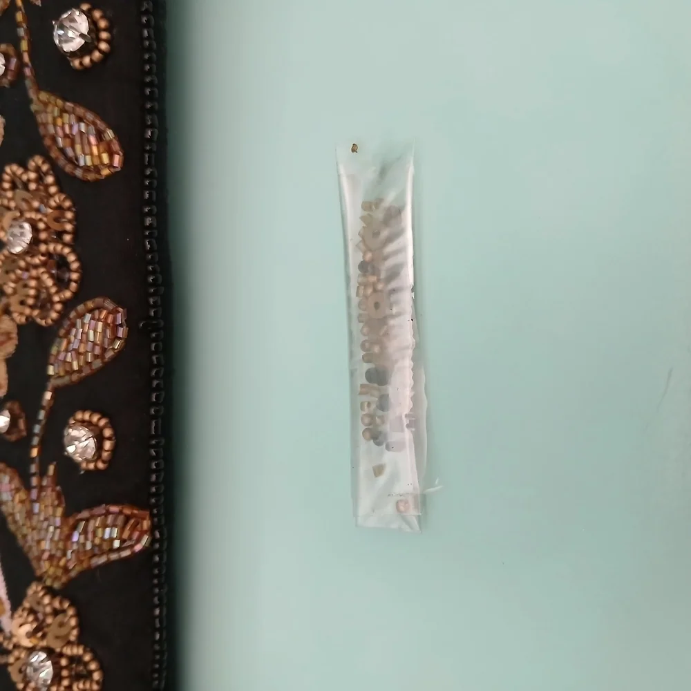 Bamboo Trading Co. Floral Embroidered Clutch